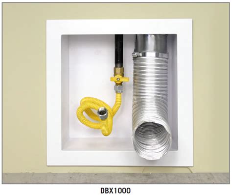 plastic dryer vent box diagram